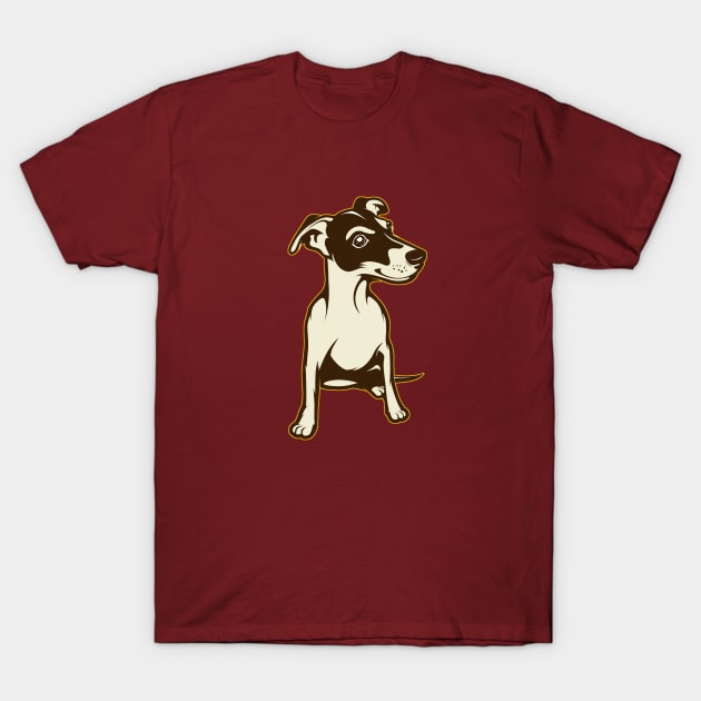 Jack Russell Terrier Dog Art T-Shirt by Rumble Dog Tees